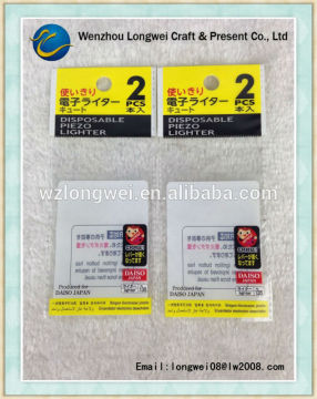 transparent logo print opp bag packing