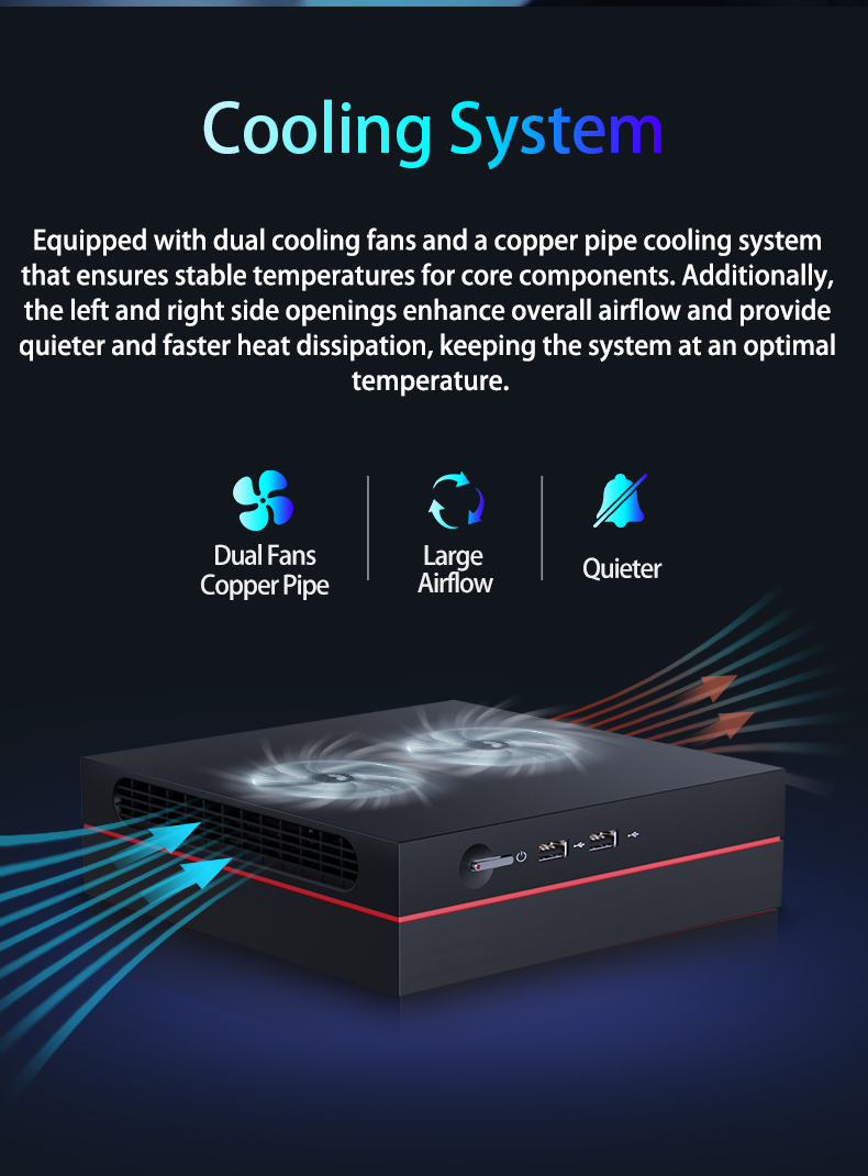 X81 Dual Fan And Copper Pipe