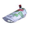 Tear Notch Plastik Zippered Recycling Jus Pembungkusan Bag