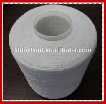polyester yarn raw white poly poly corespun yarn 29/3