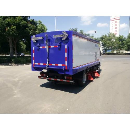 4CBM truk penyapu jalan pencucian tempat sampah