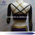 Aangepaste paarse Mystique cheerleading kleding