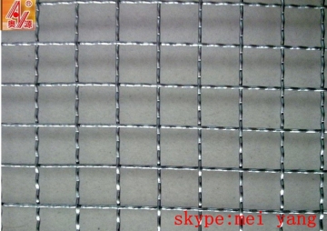 3x3 Crimped Galvanized Square Wire Mesh/Galvanized crimped wire mesh