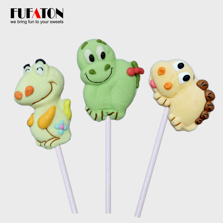 Lovely dinosaur marshmallow mallowpop lollipop candy