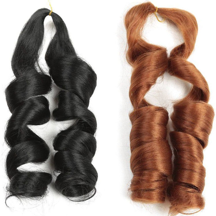 Synthetic French Curl Braiding Hair 150g wavy braiding hair curly braids attachment hair extensions