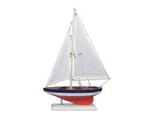Wooden Sailboat Model