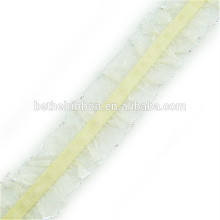 Top quality best sell personalized printed tape ruffled ribbon