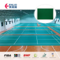 Enlio sport kunststof vloer voor badmintonveld