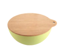 Eco-vriendelijke Bamboe Fiber Salad Bowl Set Met Deksel