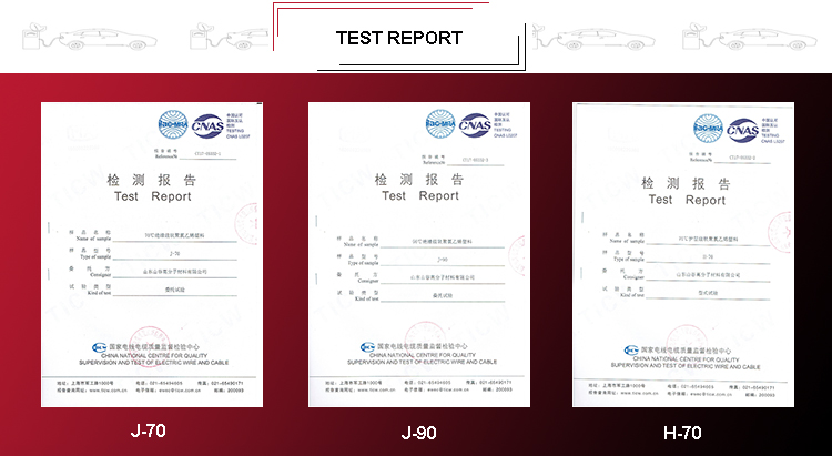 Automotive T2 105Degree PVC compound 0.30 to 0.50mm2 standard ISO6722 Class B