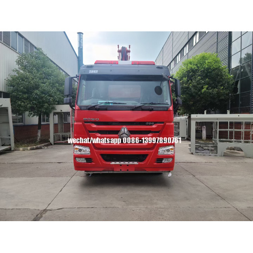 SINOTRUCK HOWO 10000litres et camion de pompiers de travail aérien 16m