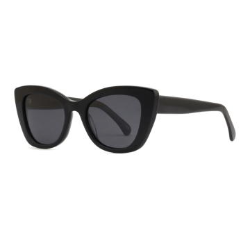 Classic Shape Oversized Uv400 Shades Acetate Sunglasses