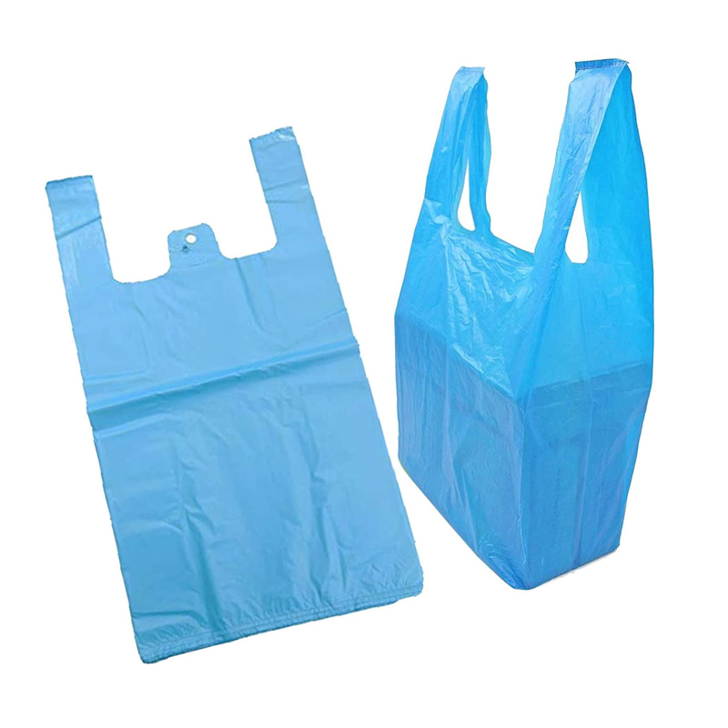 Bolsas de plastico para camisetas para compras precio de fabrica barato