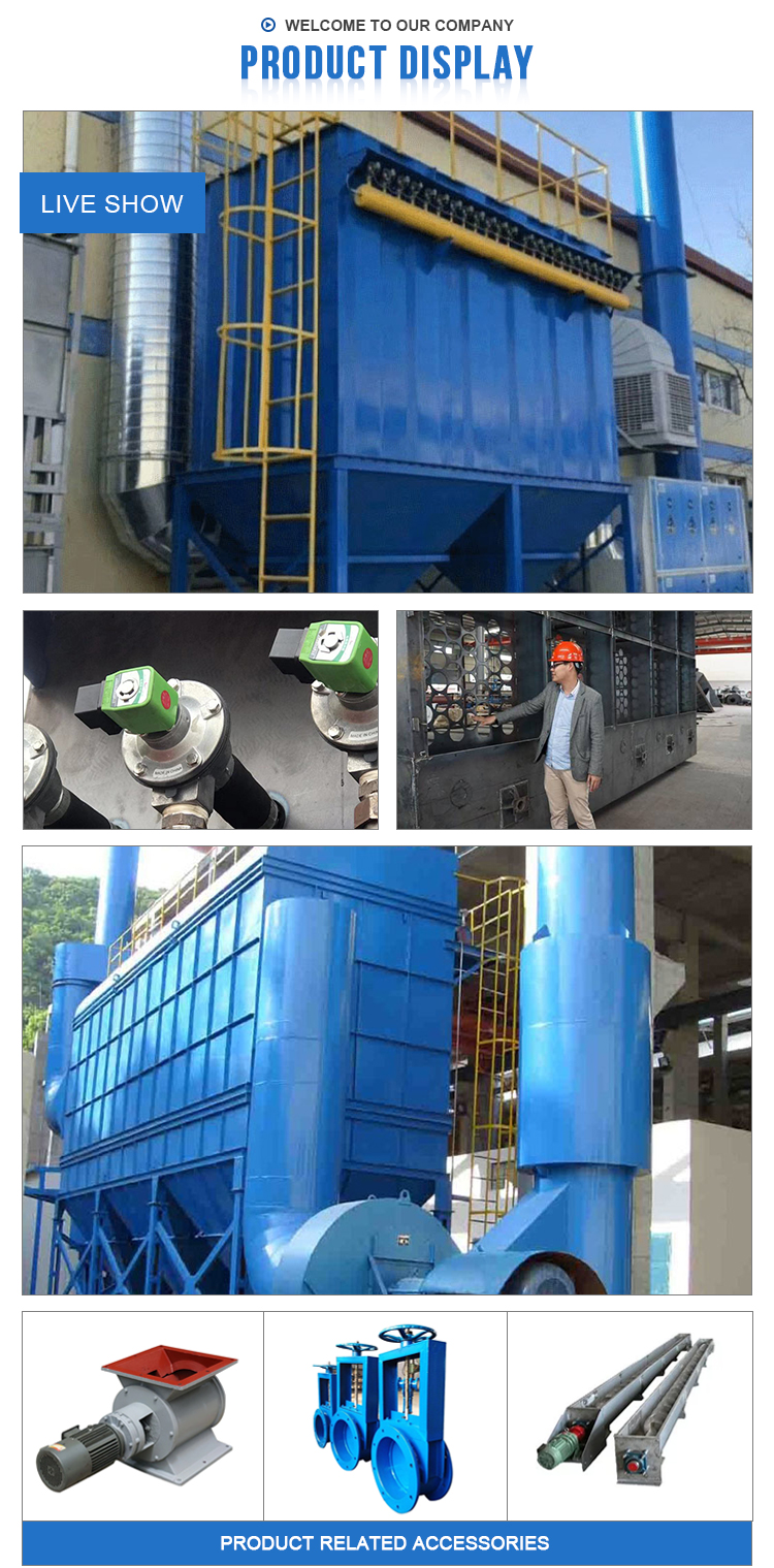 Industrial Pharmaceutical Pulse Bag Type Baghouse Filter Dust Collector