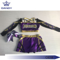 Skreddersydd glitrende rhinestone ungdom cheerleading uniform