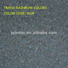 Rainbow Color bead loose glass beads round seed beads wholesale
