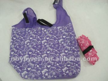 Foldable Polyester Cute Shop Bags