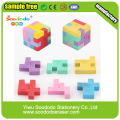 3D bunte Mini TPR montiert Puzzle Cube Eraser