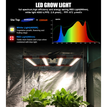 Spektrum penuh Sulight Grow LED Light 240W