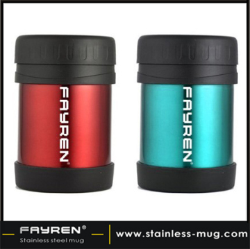 17OZ stainless steel vacuum flask lunch box