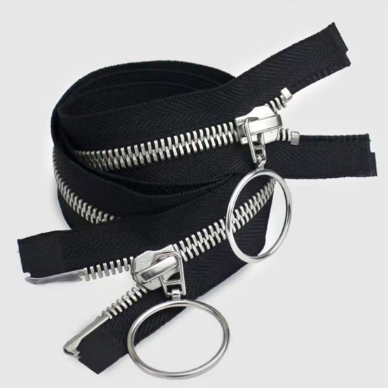 Metal Zipper Black