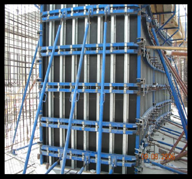 Steel Basket Timber Formwork for House Building