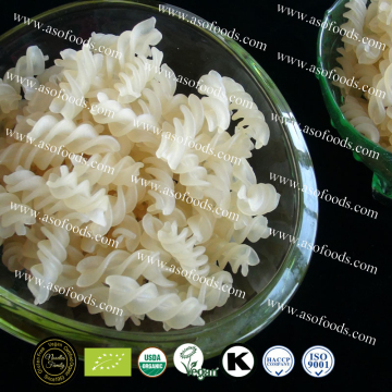 100% organic natural jasmine white rice fusilli