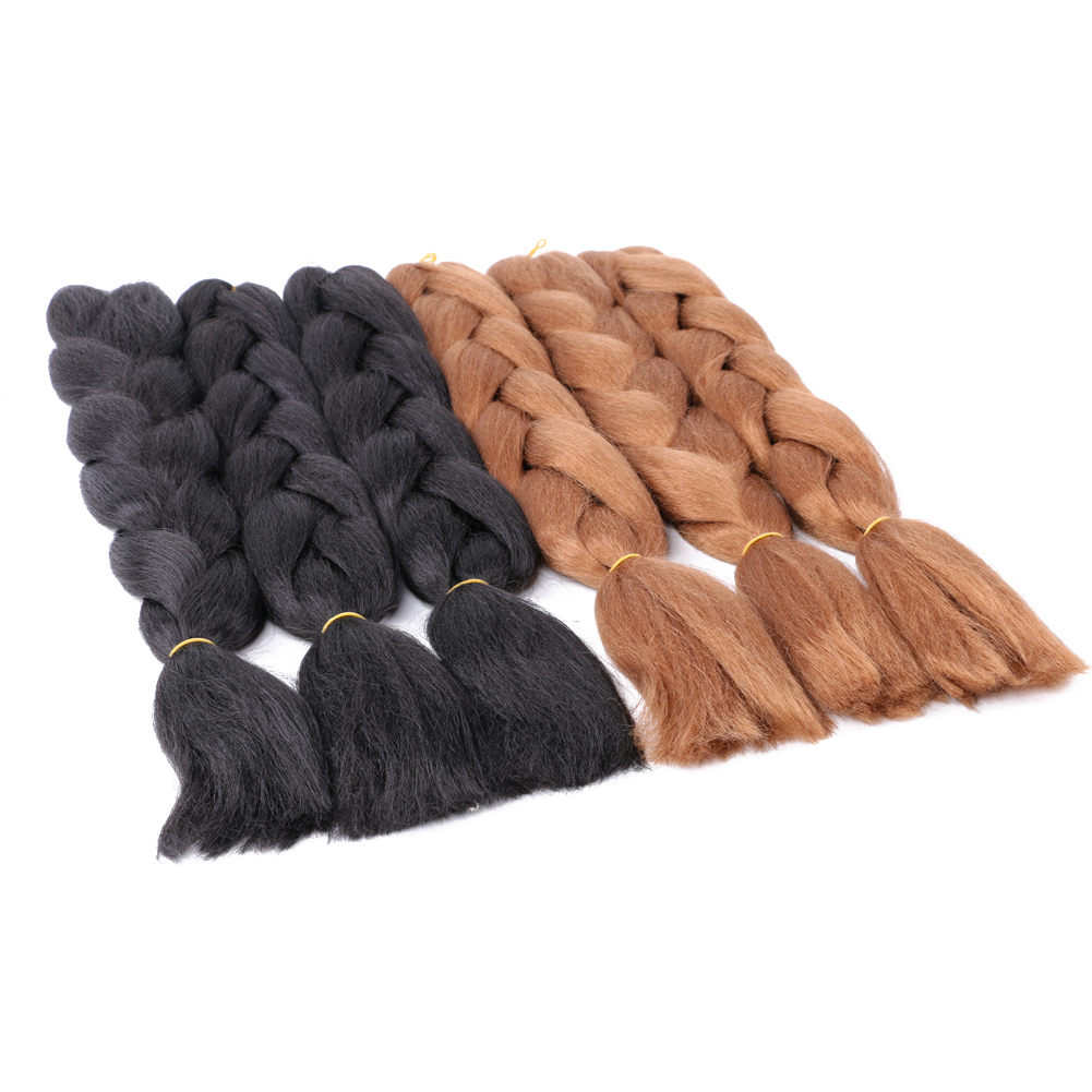 Hot sell synthetic pre stretch crochet braid synthetic hair