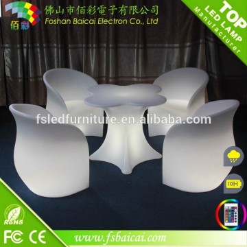 Used home bar furniture square luxury bar table, wedding led light bar table, bar table led light furniture