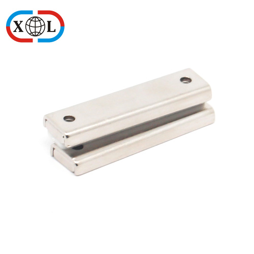 Powerful Rectangular Neodymium Magnet with Countersunk Hole