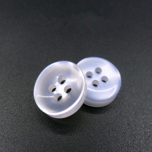 Botón blanco de la resina de la manera para el accesorio de la ropa de la camisa
