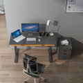 Γραφεία με διπλό μοτέρ με συρτάρι