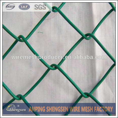 chain link woven fencing mesh/diamond hole size mesh