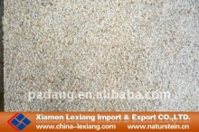 Bush hammered granite paving slabs