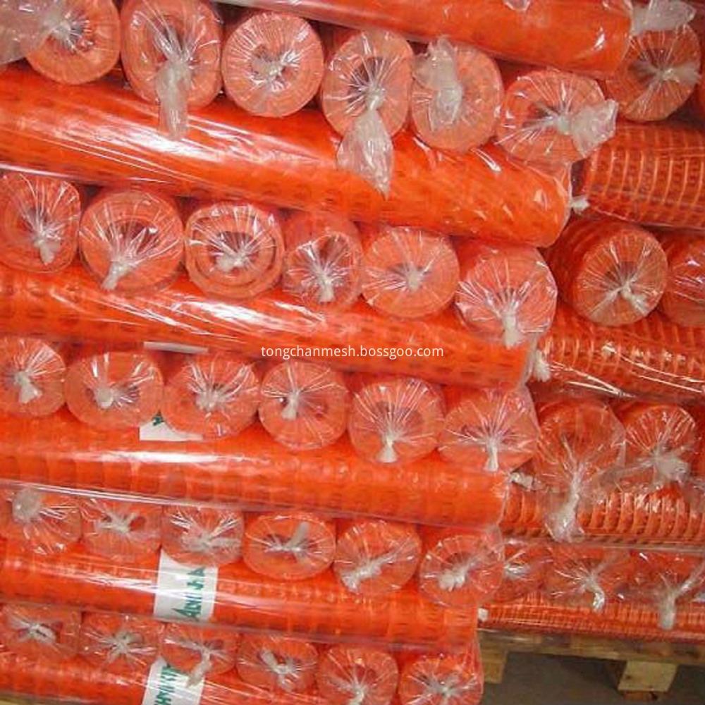 Orange Safety Mesh