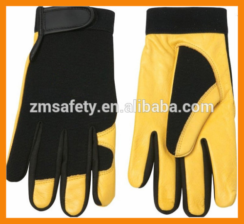 Leather Safety Glove for Mechanical Work