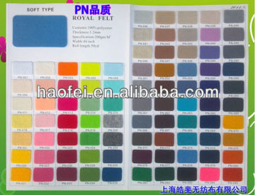 acrylic nonwoven felt