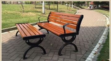 cheap garden plastic wooden bench