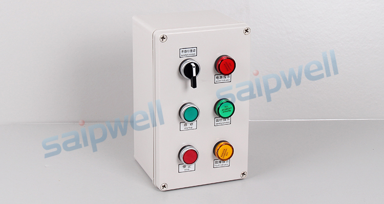 SAIP/SAIPWELL Hot Sales Dustproof Electric Outdoors Emergency 3 Push Button Switch Box