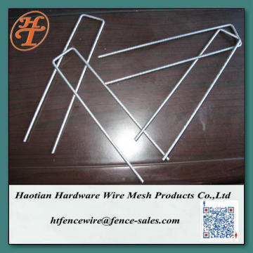 galvanized U metal ground pegs