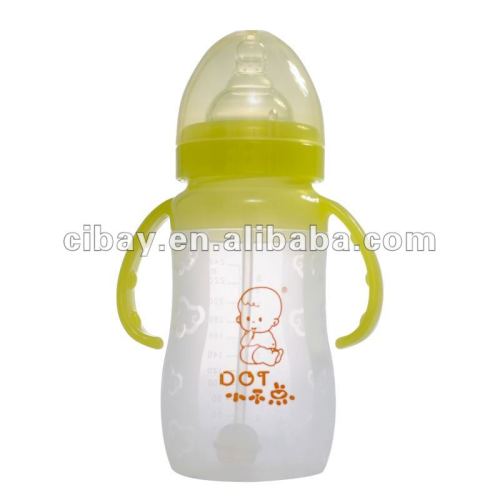 Cute silicone feeding bottle for baby