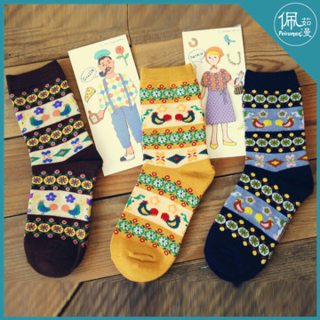 winter distinctive pattern winter socks/bulk wholesale socks