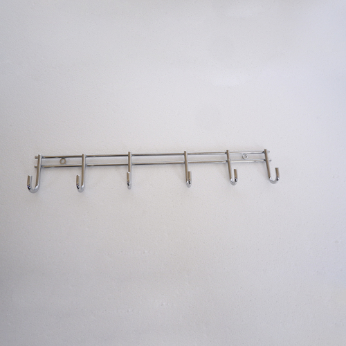 Chrome Practical Hook Wall Hanging Coat Hook Rack