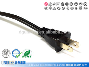 UL standard 125v ac power cord