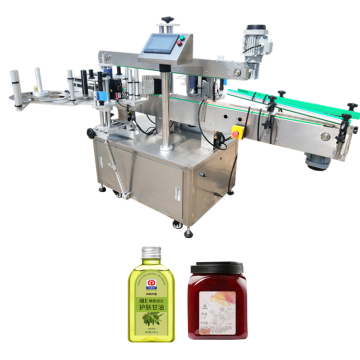 WB-ST100 Automatic Flat Bottle Front and Back Labeler
