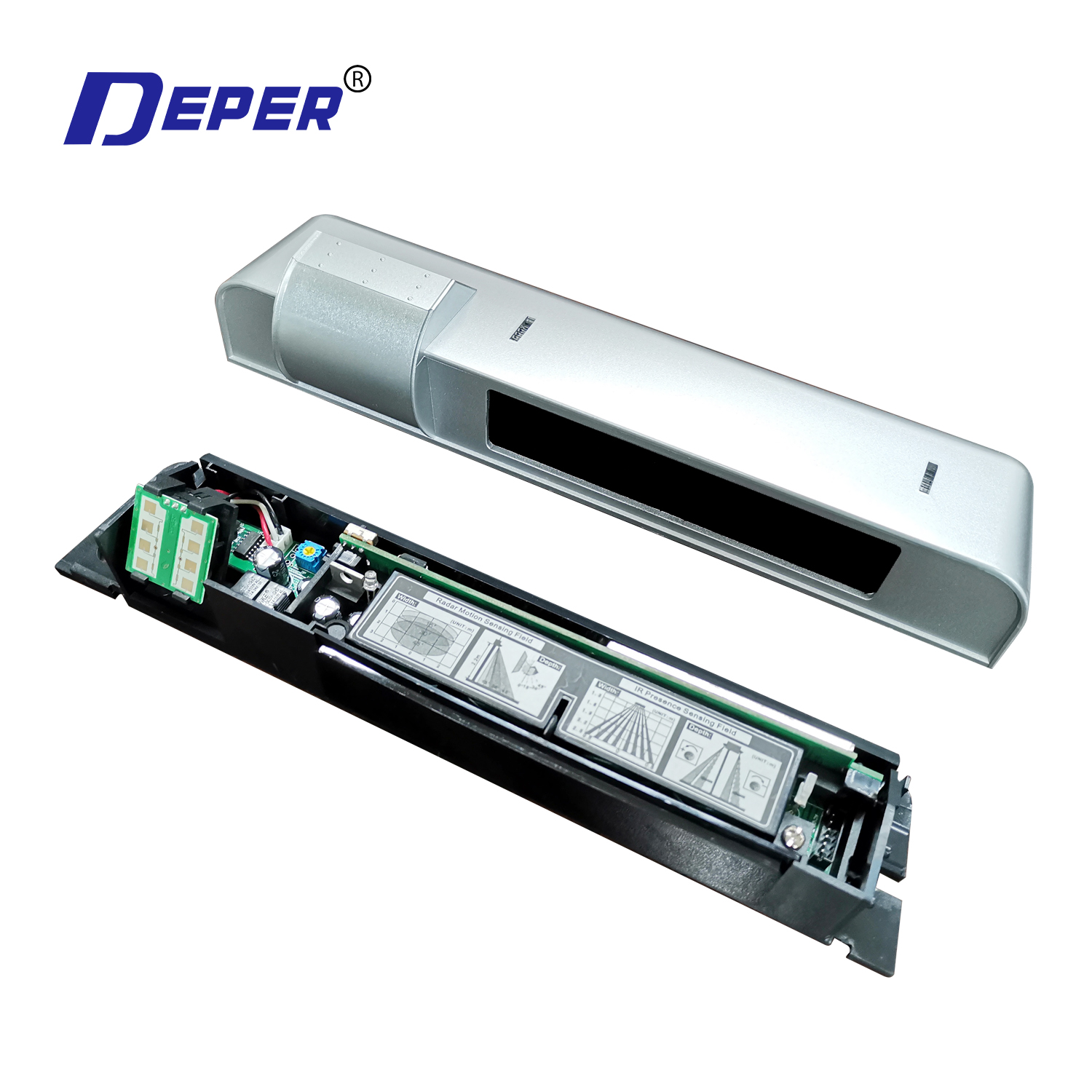 Deper M235 safety edge microwave & infrared sensor for automatic glass door