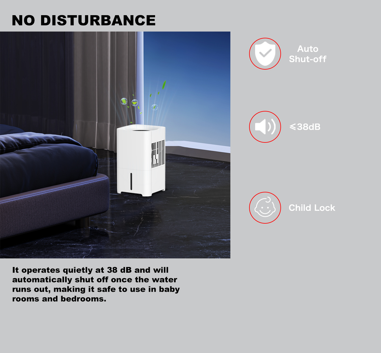 HTJ-2329A humidifier low noisy HTJ-2329A humidifier low noisy