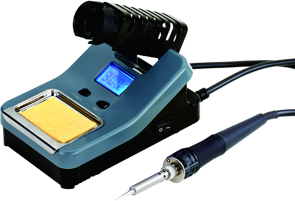 Zhongdi ZD-8906N 110-240V 25/30W Compact And Portable Soldering Station with LCD Blue Backlight Display,Pencil Soldering Iron