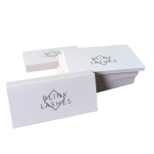 Plain White Full Sleeve Packaging Eyelash Paper Box