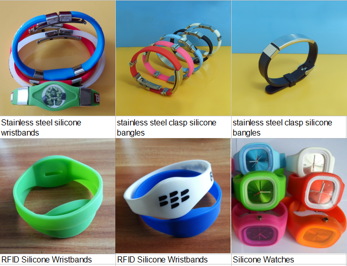 Custom Various High Quality Promotional Silicone Wristbands With Good Price